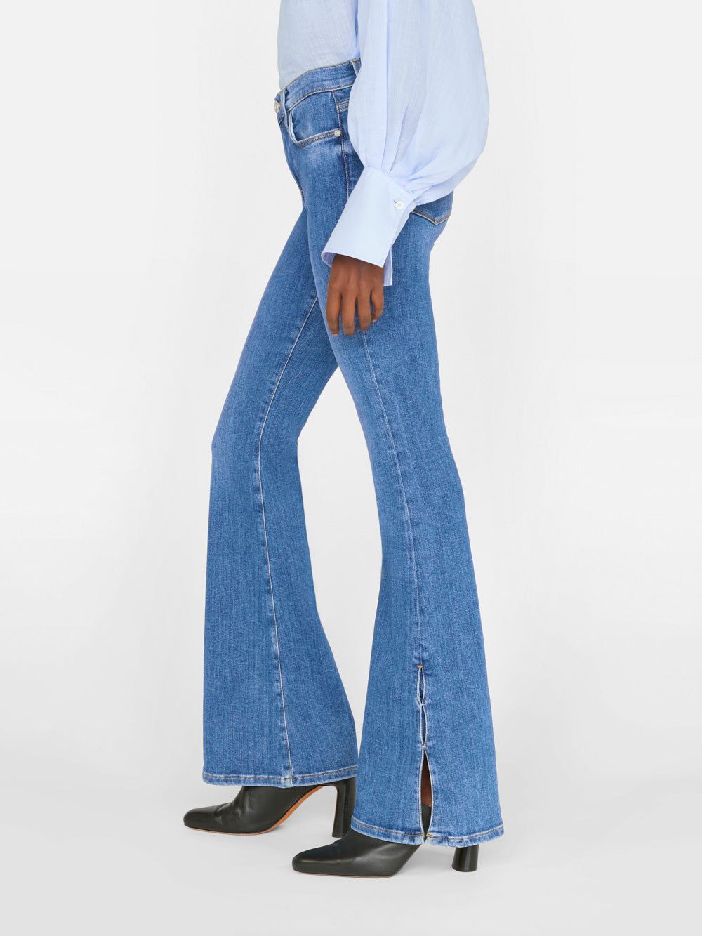 Le High Flare Mini Slits -- Samson sold by Frame Denim product image thumbnail 6
