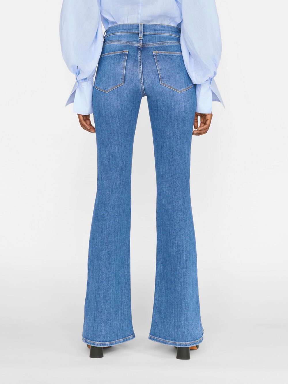 Le High Flare Mini Slits -- Samson sold by Frame Denim product image thumbnail 7