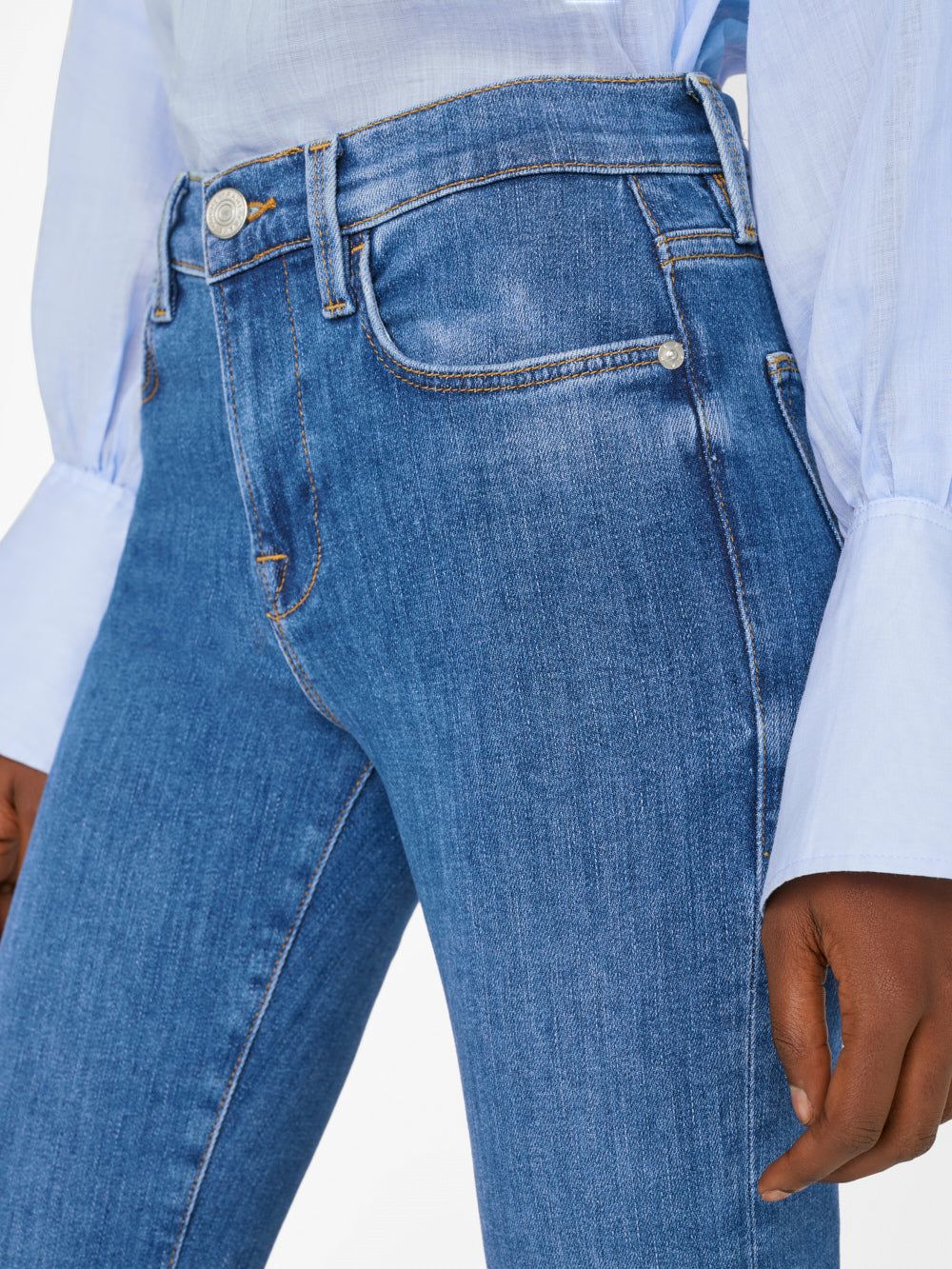 Le High Flare Mini Slits -- Samson sold by Frame Denim product image thumbnail 5