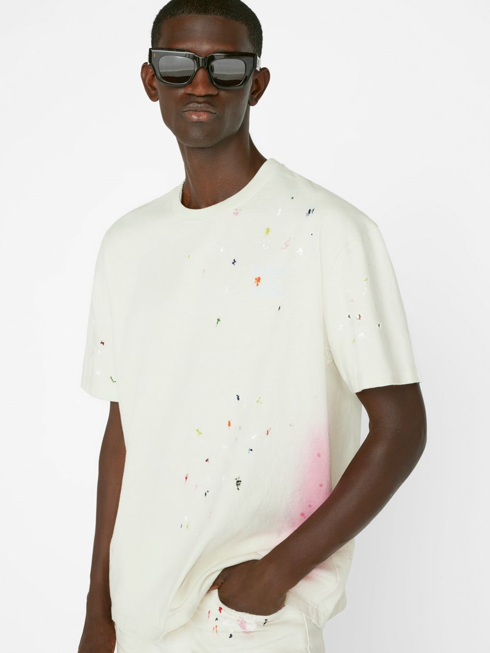 Color Spray Active Tee -- Ecru sold by Frame Denim product image thumbnail 10