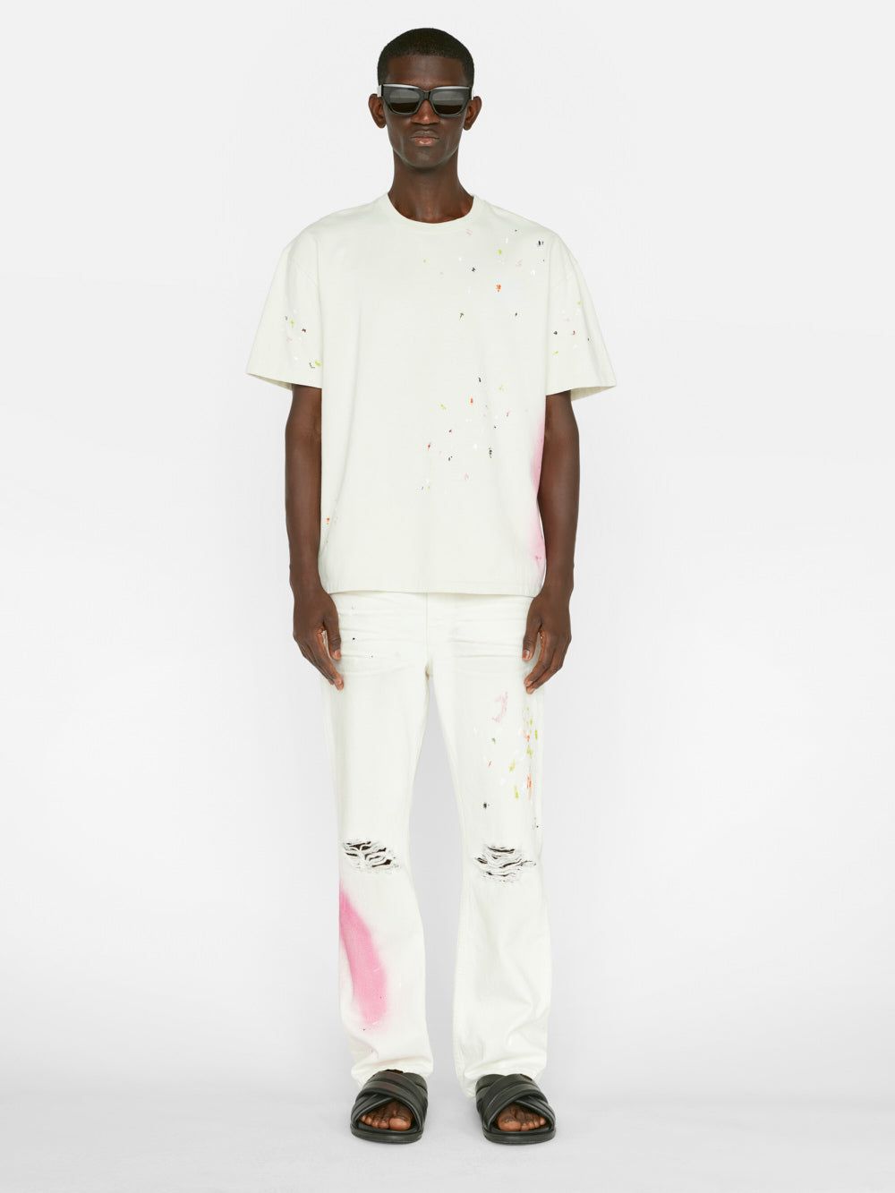 Color Spray Active Tee -- Ecru sold by Frame Denim product image thumbnail 2