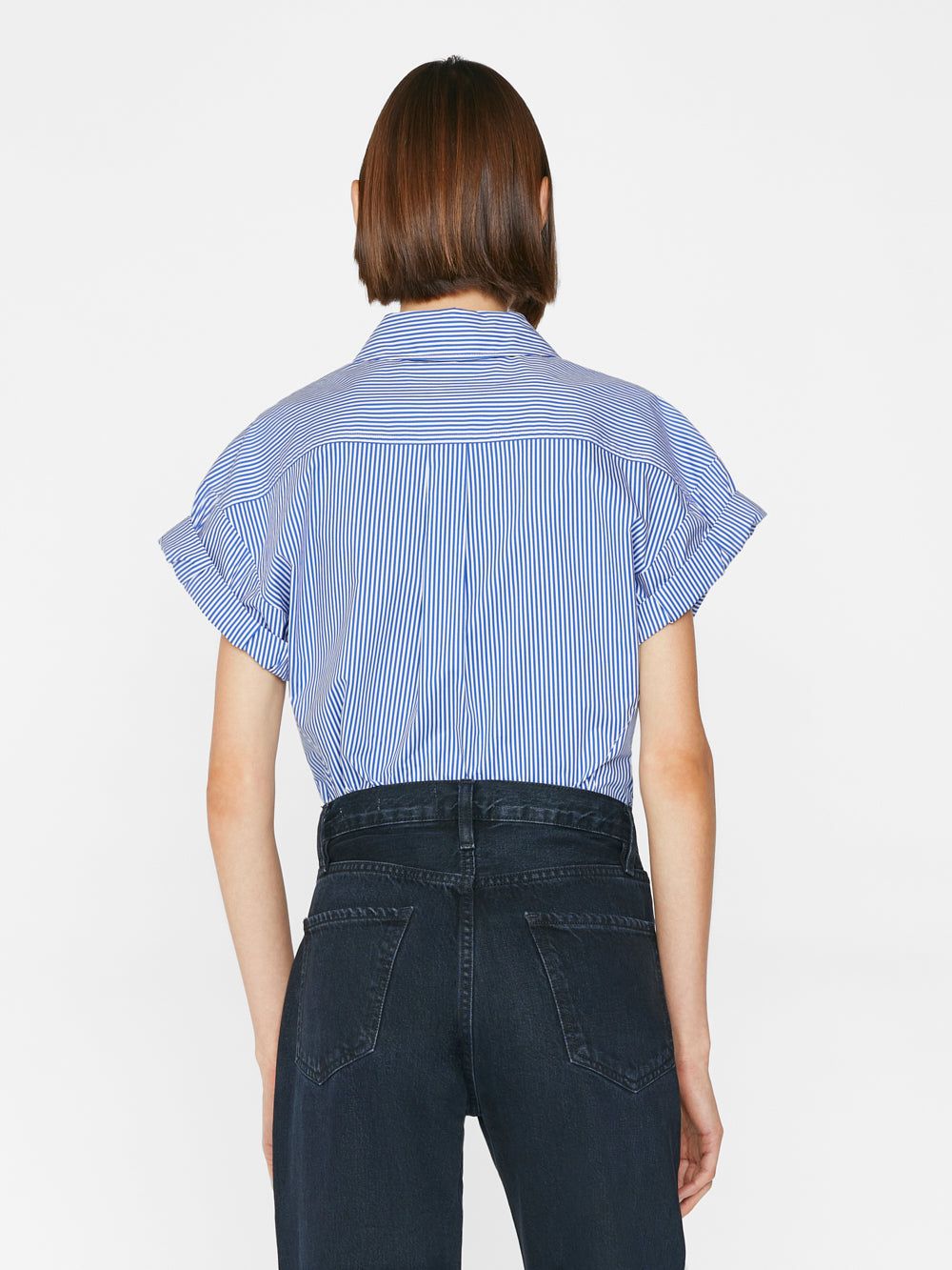 Rolled Sleeve Top -- Ultramarine Multi sold by Frame Denim product image thumbnail 6