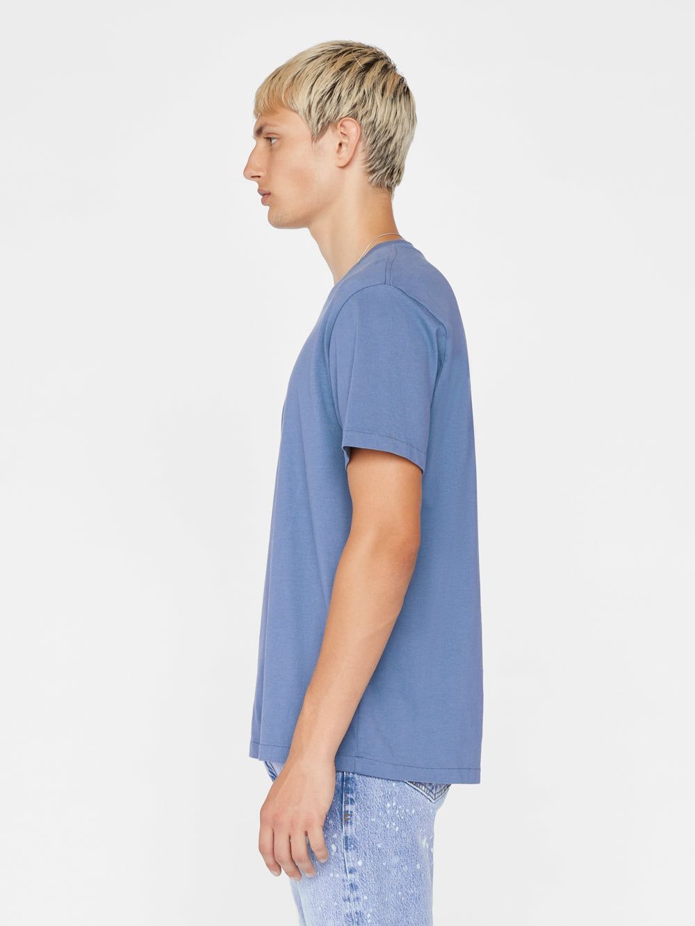 FRAME Logo Tee -- Grey Blue sold by Frame Denim product image thumbnail 5
