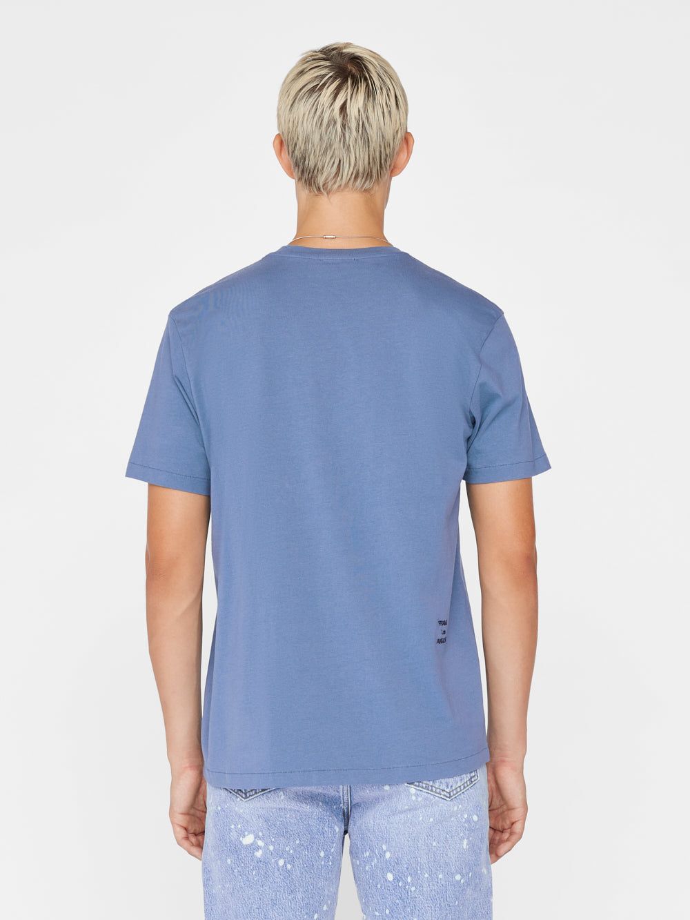 FRAME Logo Tee -- Grey Blue sold by Frame Denim product image thumbnail 6