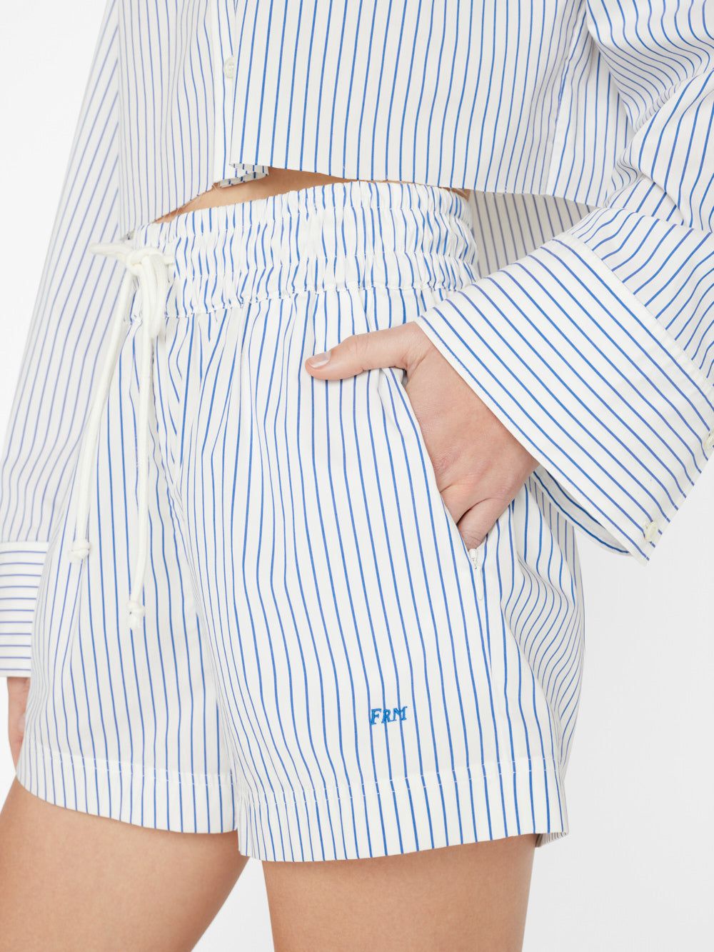 Drawstring Lounge Short -- Cobalt Multi sold by Frame Denim product image thumbnail 5