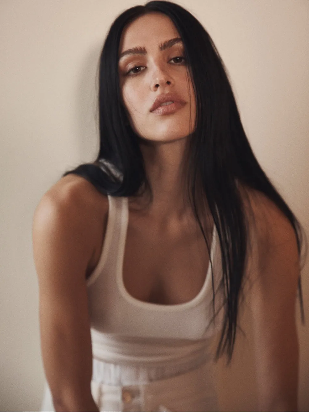 Rib Scoop Neck Tank -- White sold by Frame Denim product image thumbnail 2