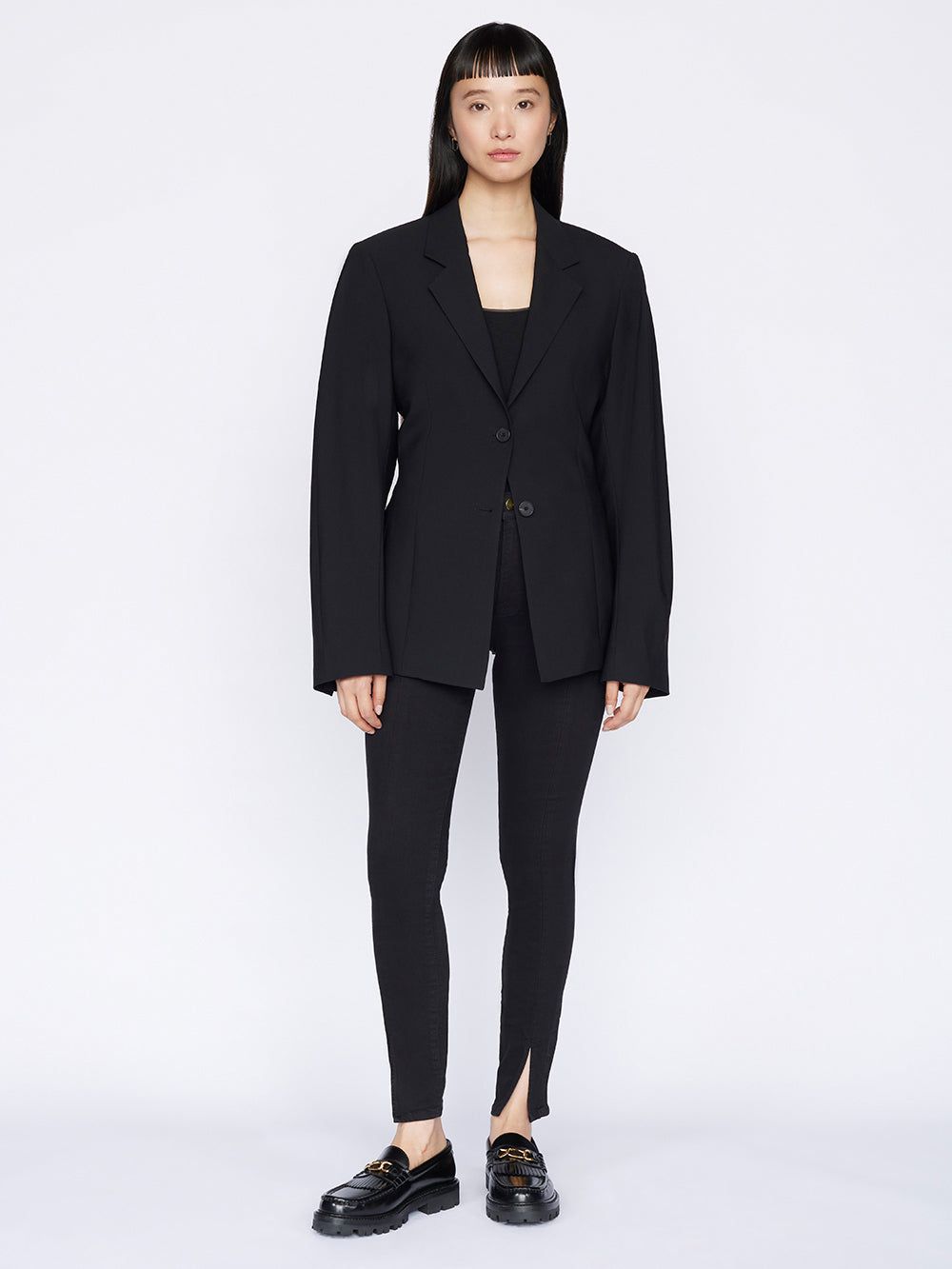 Le High Skinny Front Split -- Film Noir sold by Frame Denim product image thumbnail 2