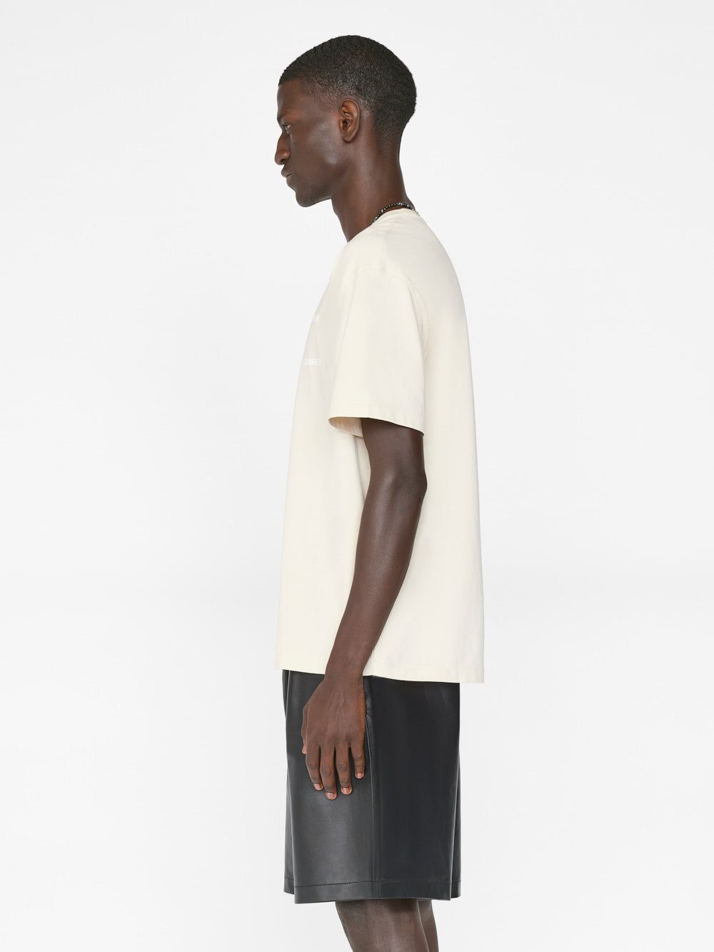 FRAME Logo Print Tee -- White Beige sold by Frame Denim product image thumbnail 5