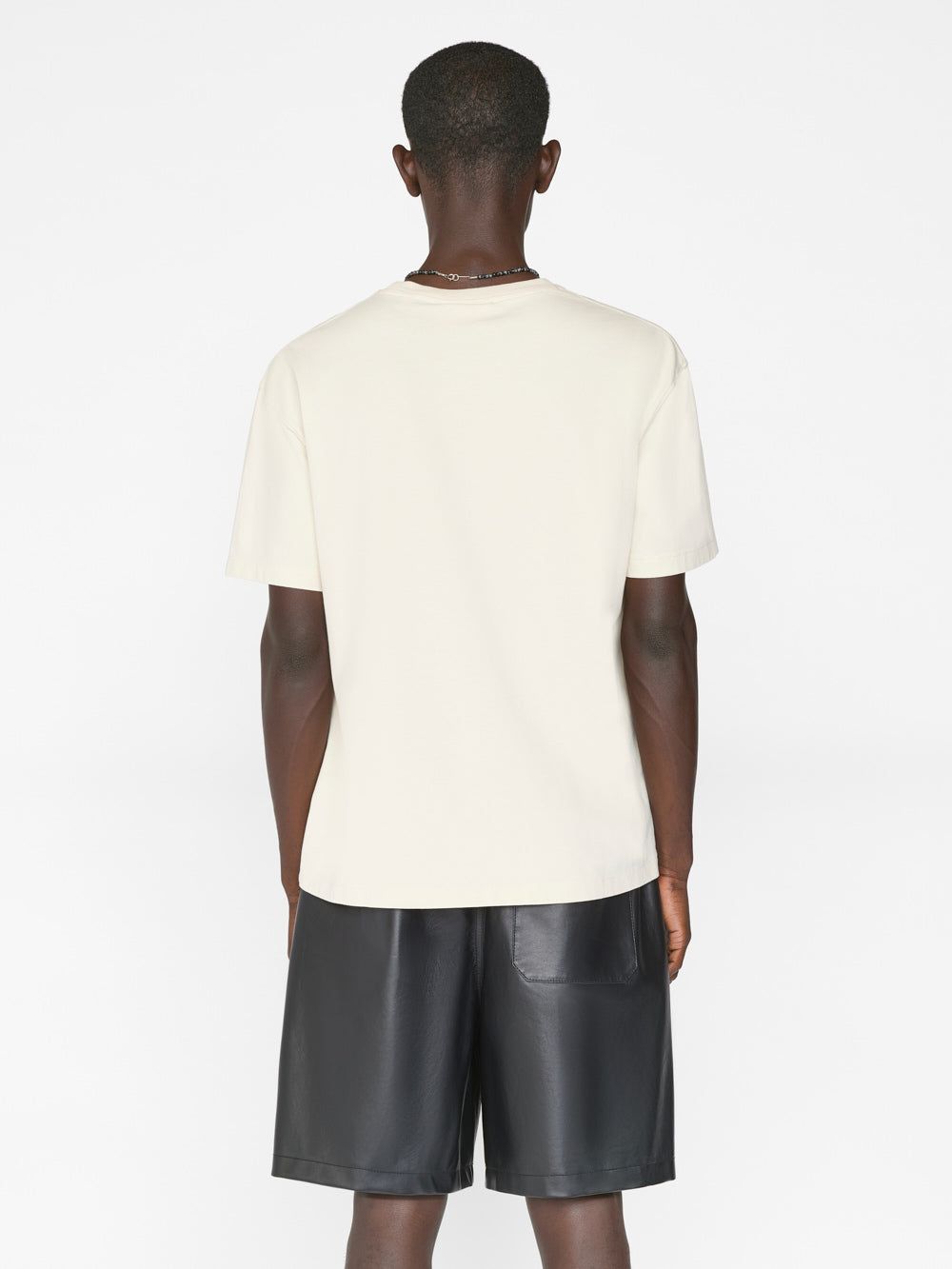 FRAME Logo Print Tee -- White Beige sold by Frame Denim product image thumbnail 6