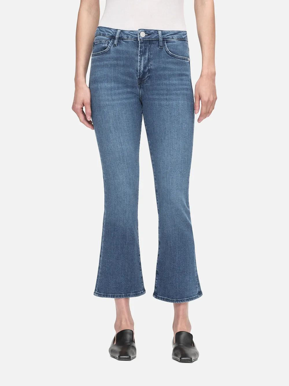 Le Crop Mini Boot -- Temple sold by Frame Denim product image thumbnail 2