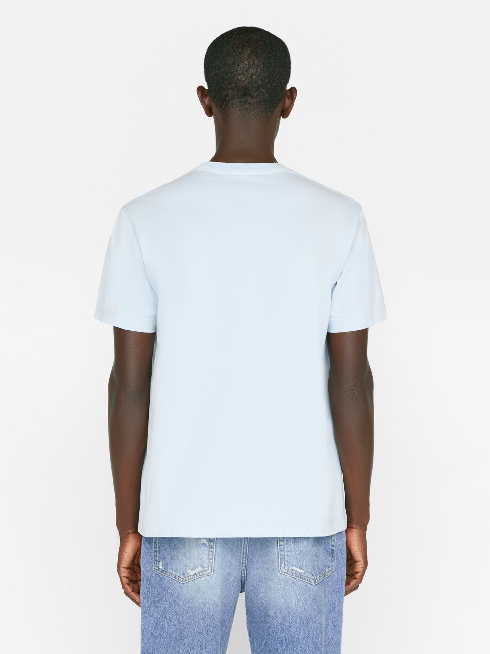 FRAME Logo Tee -- Sky Blue sold by Frame Denim product image thumbnail 6
