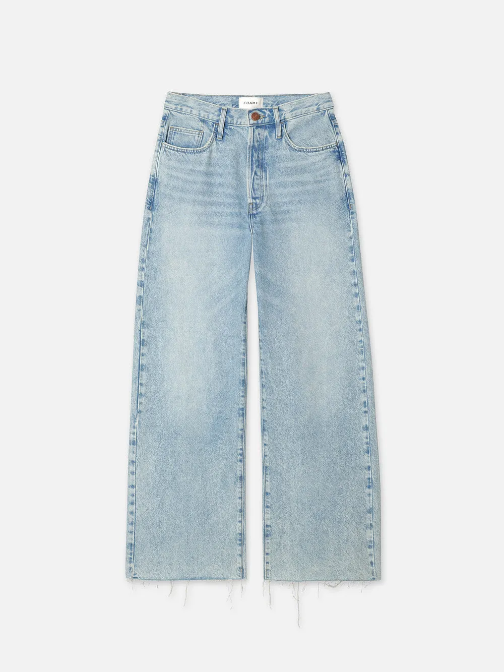Le Low Baggy Wide Leg -- Fizz Indigo sold by Frame Denim