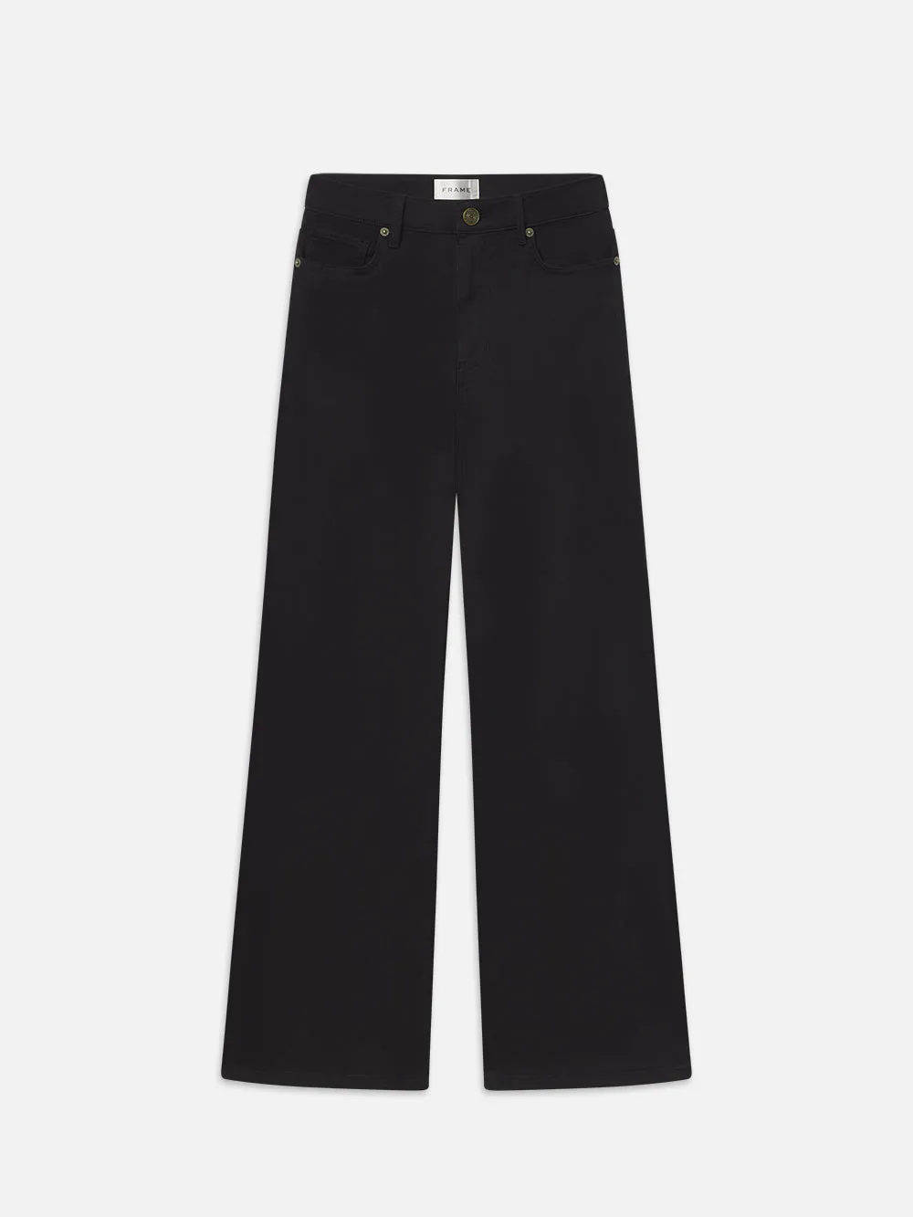 Le Slim Palazzo -- Black sold by Frame Denim