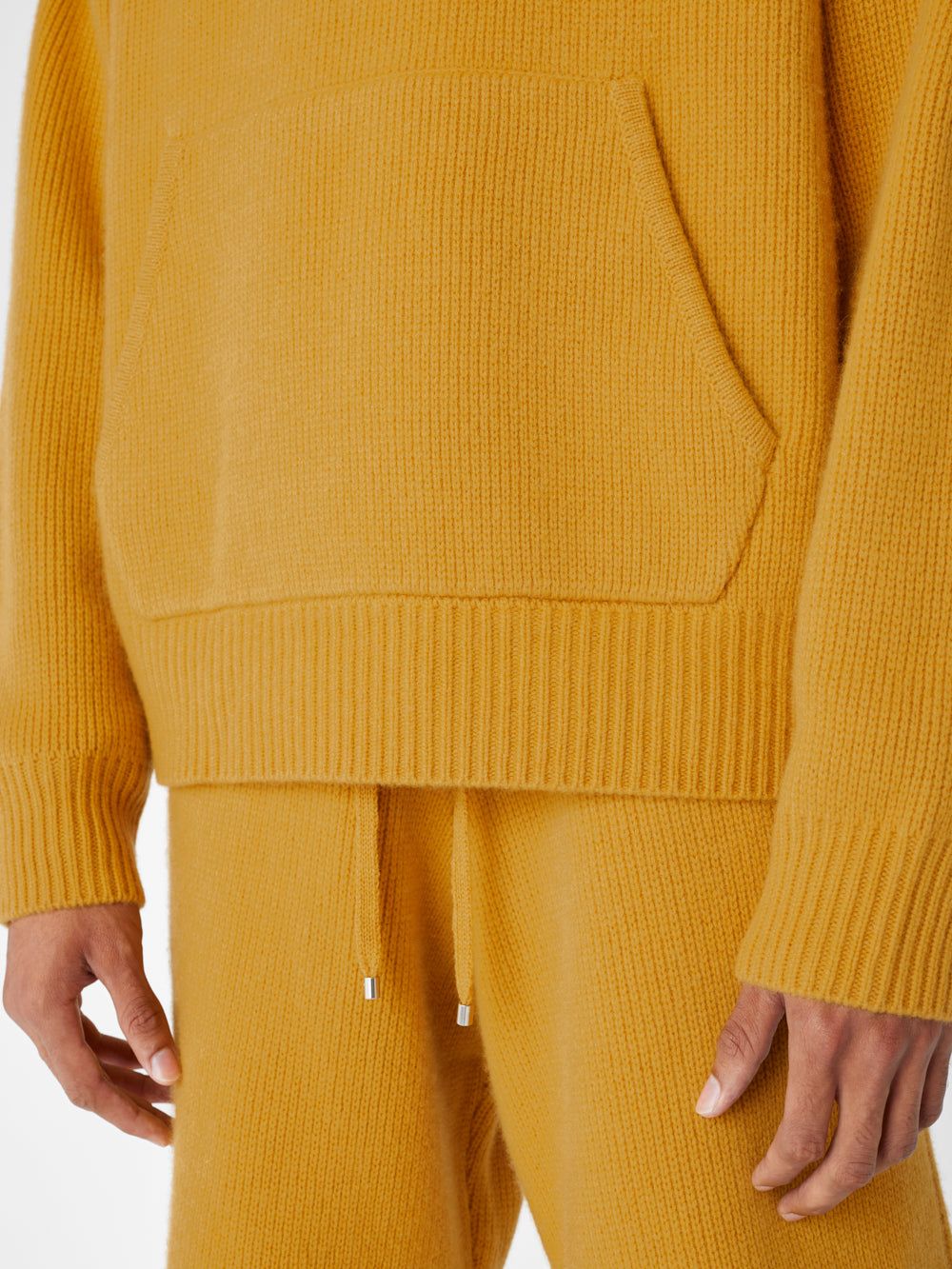 Heavyweight Cashmere Hoodie -- Yellow sold by Frame Denim product image thumbnail 5