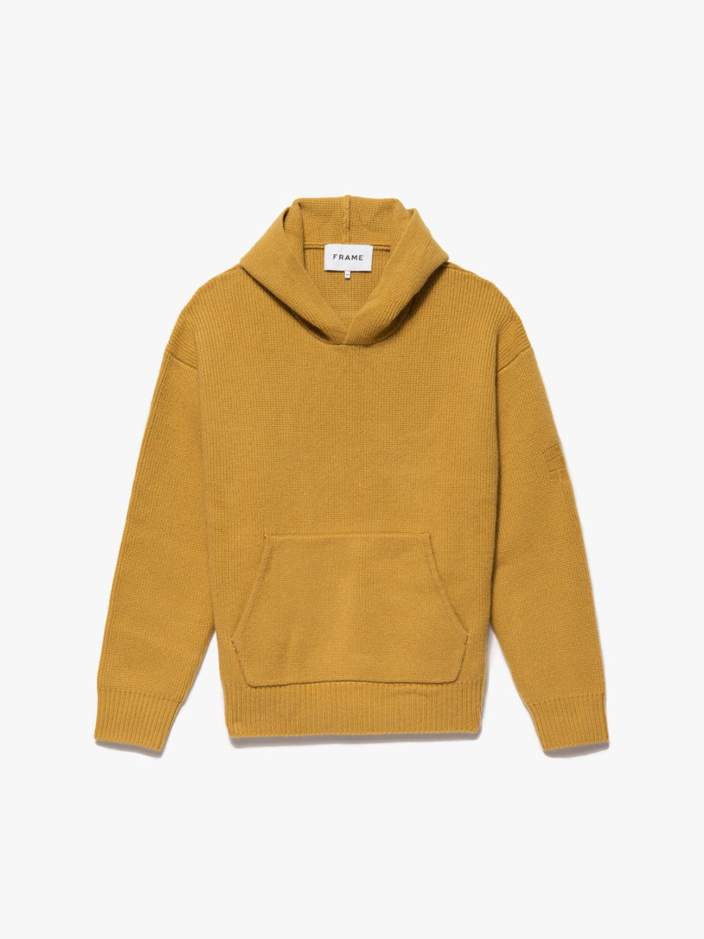 Heavyweight Cashmere Hoodie -- Yellow sold by Frame Denim