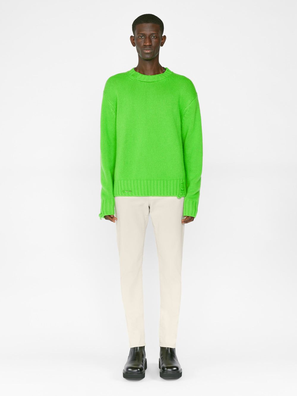 L'Homme Slim Twill -- Garage White Beige sold by Frame Denim product image thumbnail 2