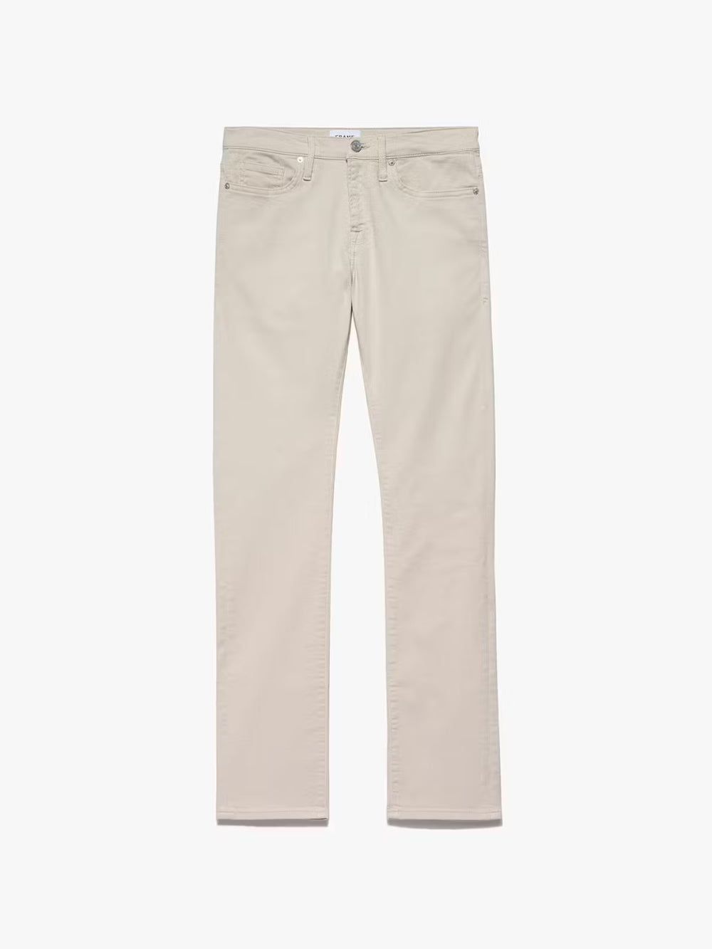 L'Homme Slim Twill -- Garage White Beige sold by Frame Denim