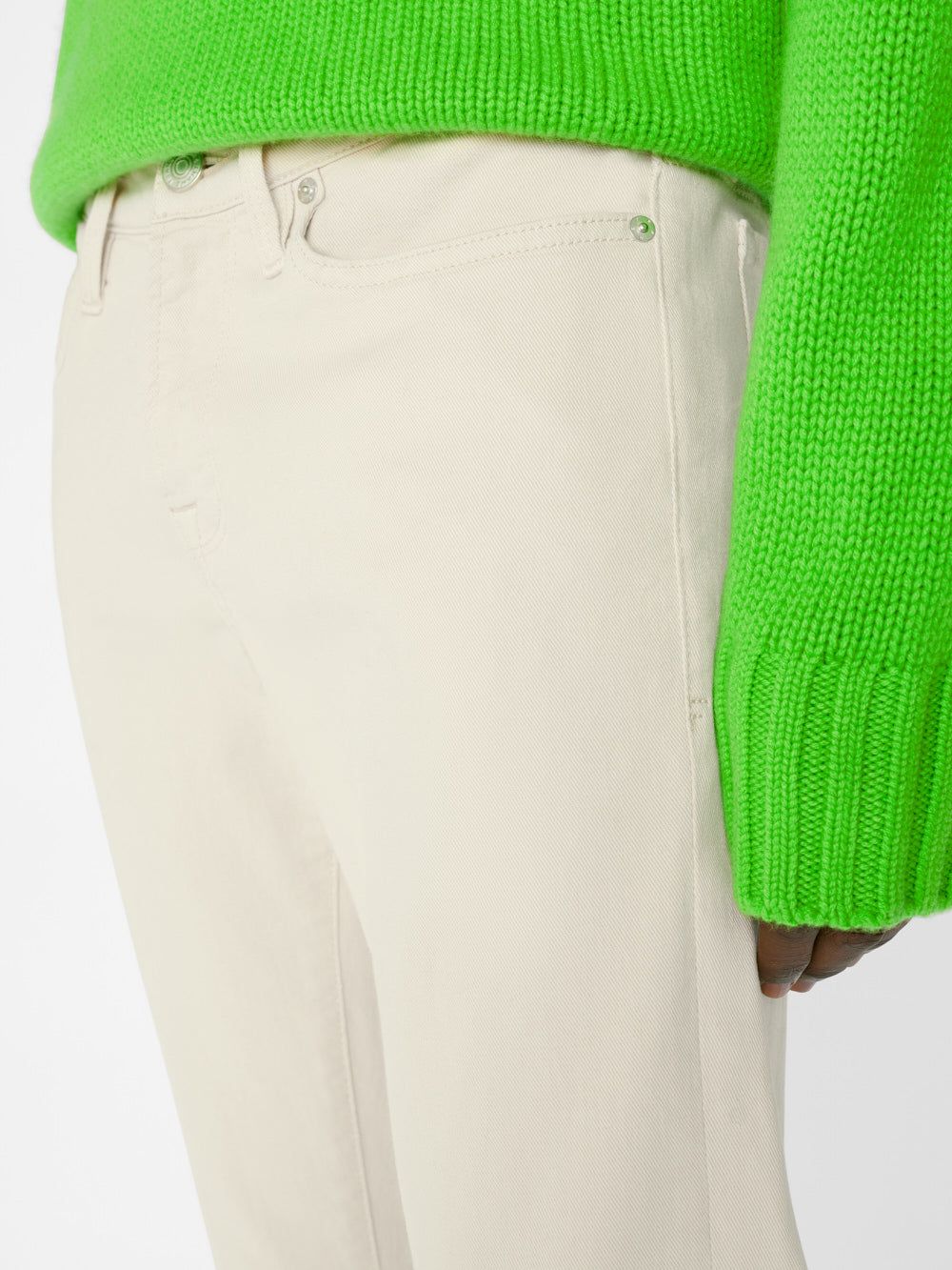 L'Homme Slim Twill -- Garage White Beige sold by Frame Denim product image thumbnail 4