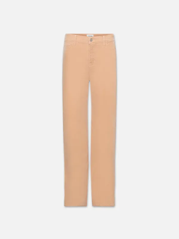 Le Slim Palazzo Corduroy -- Blush made by Frame Denim