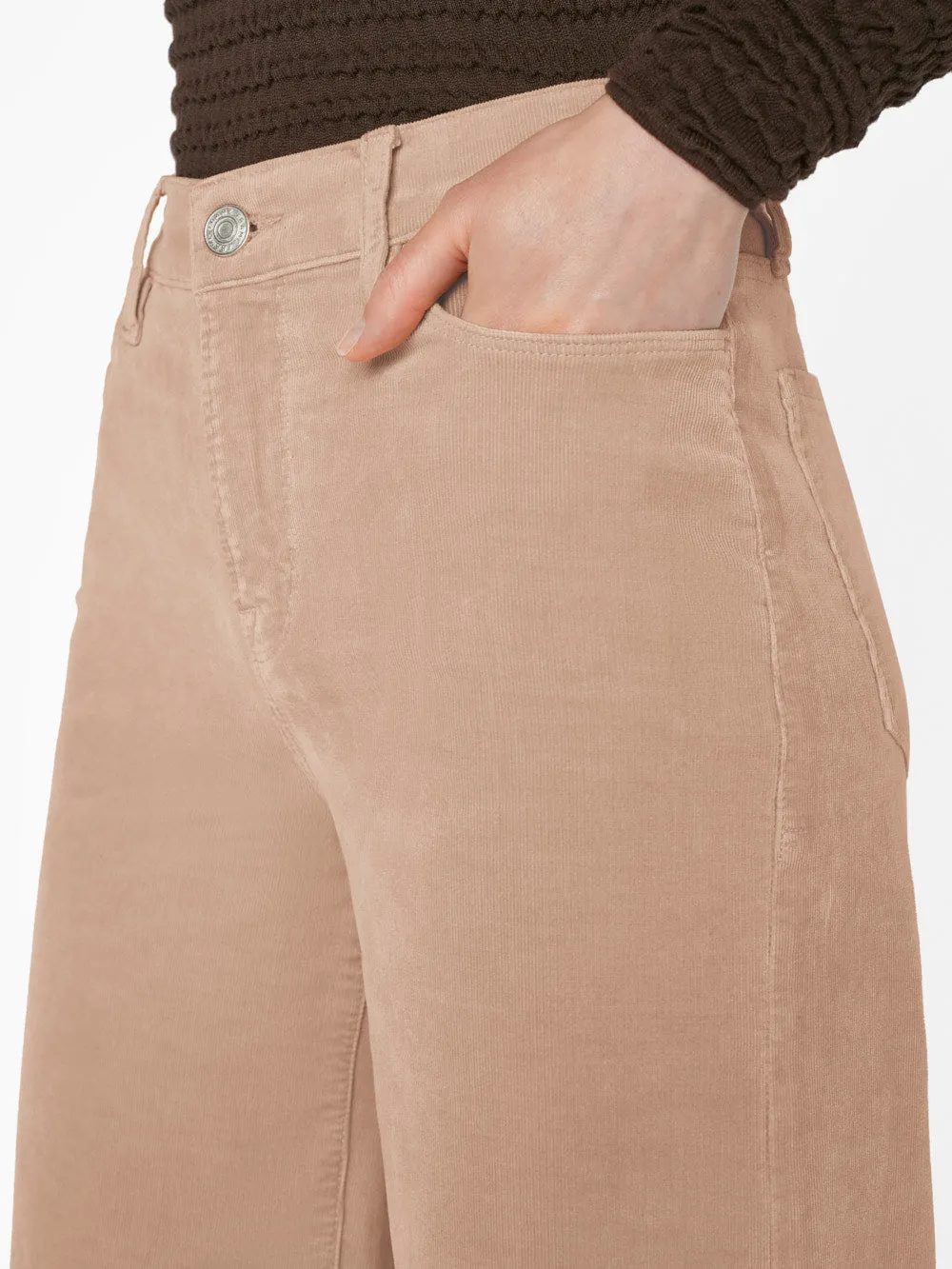 Le Slim Palazzo Corduroy -- Blush sold by Frame Denim product image thumbnail 4