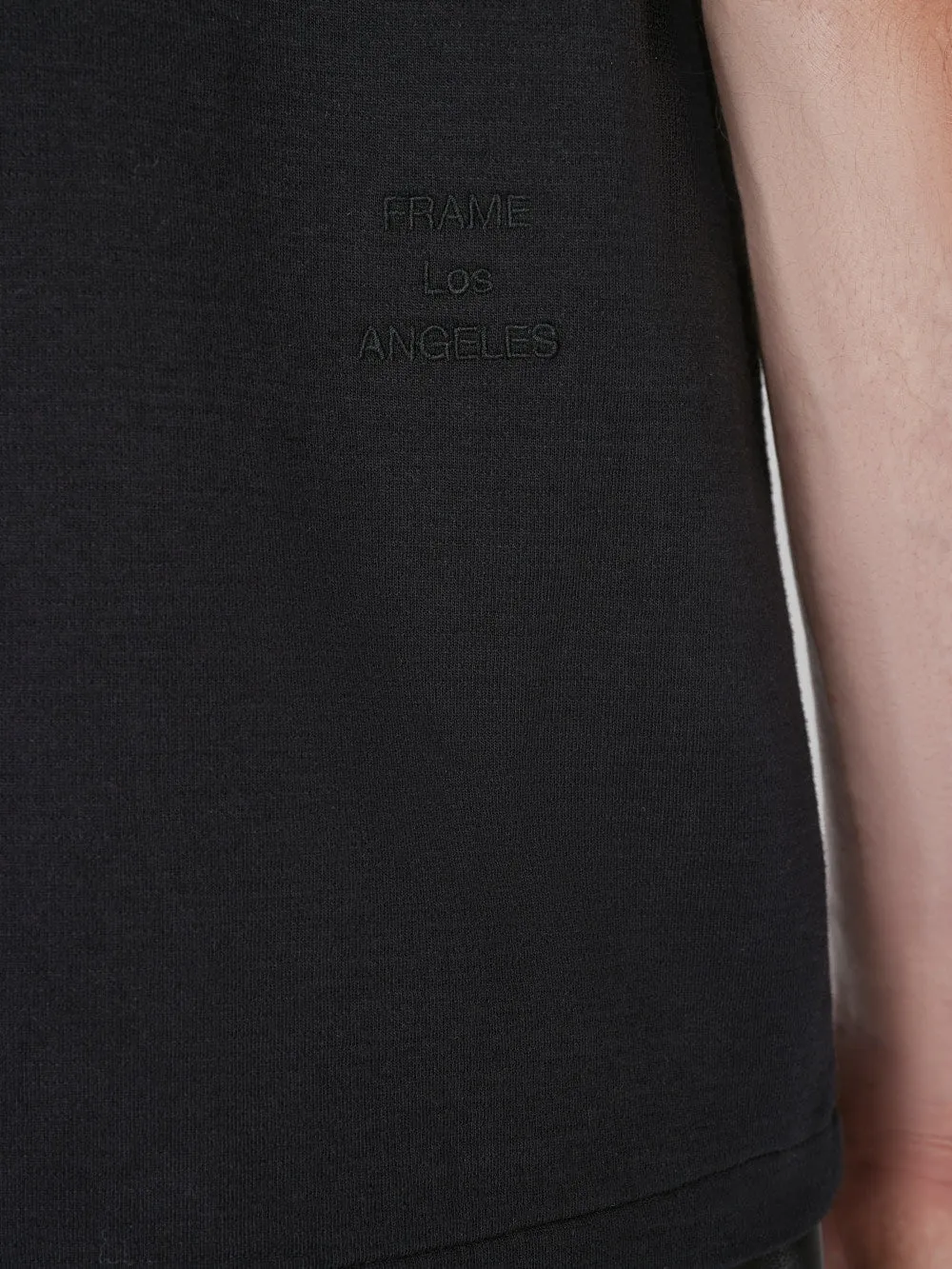 Duo Fold Tee -- Noir sold by Frame Denim product image thumbnail 5