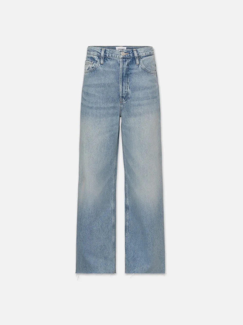 Le Low Baggy Wide Leg -- River Clean sold by Frame Denim