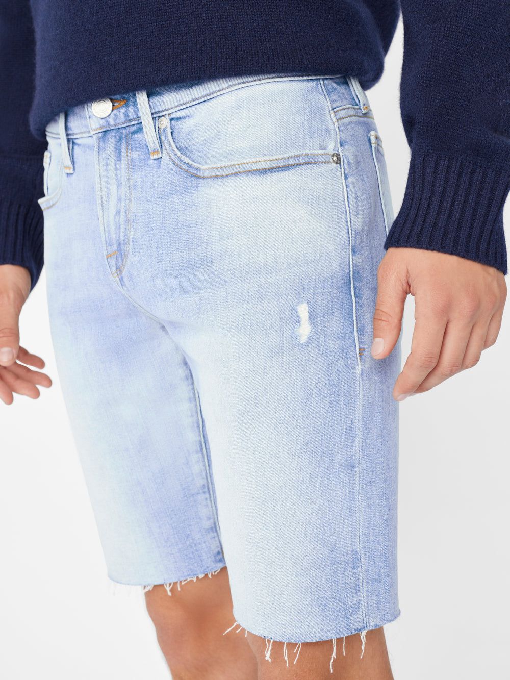 L'Homme Cut Off Short -- Bates Rips sold by Frame Denim product image thumbnail 4