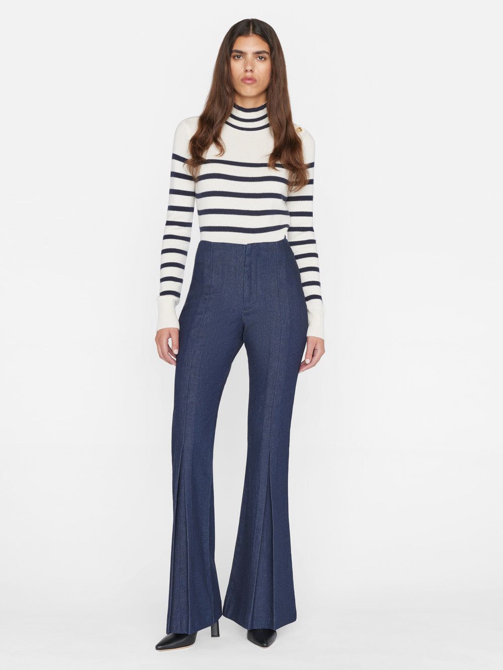 Pleated Denim Pant -- Rinse sold by Frame Denim product image thumbnail 3
