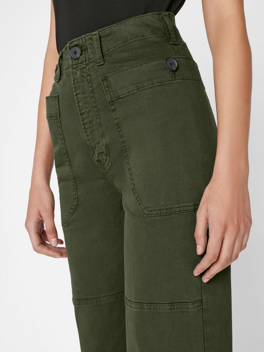 Oversized Pocket Utility Pant -- Washed Fatigue sold by Frame Denim product image thumbnail 4