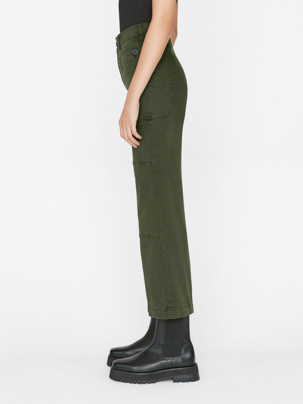 Oversized Pocket Utility Pant -- Washed Fatigue sold by Frame Denim product image thumbnail 5