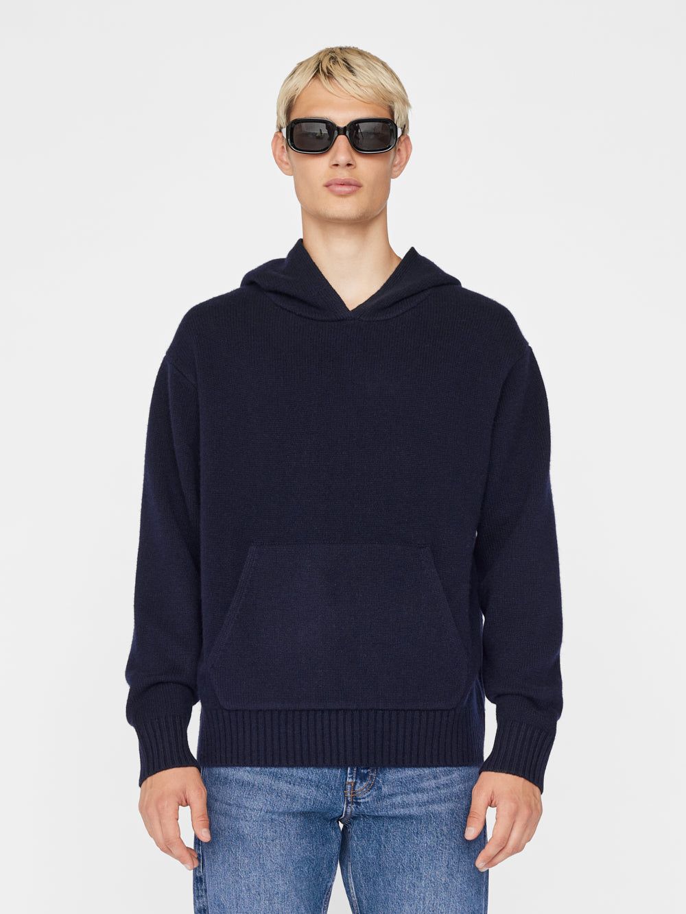 Cashmere Hoodie -- Navy sold by Frame Denim product image thumbnail 3