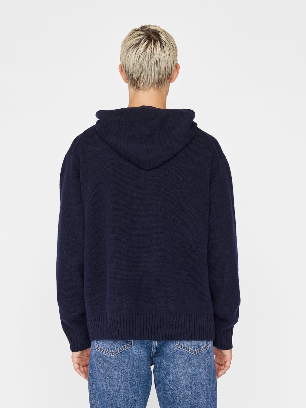 Cashmere Hoodie -- Navy sold by Frame Denim product image thumbnail 6