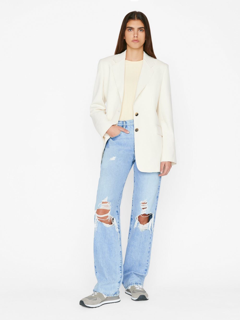 Shrunken Tee -- Butter sold by Frame Denim product image thumbnail 2