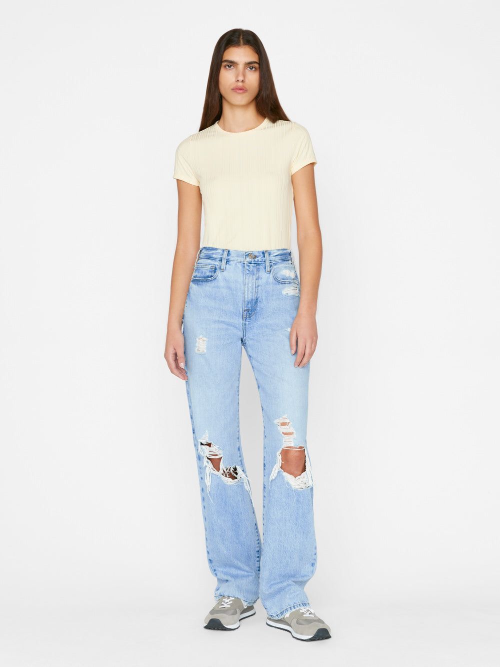 Shrunken Tee -- Butter sold by Frame Denim product image thumbnail 6