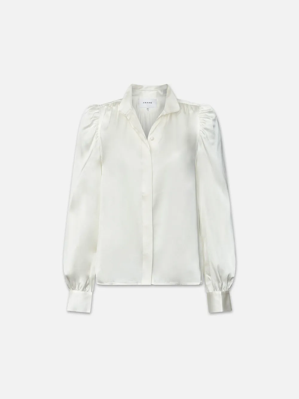 Gillian Long Sleeve Top -- Off White sold by Frame Denim