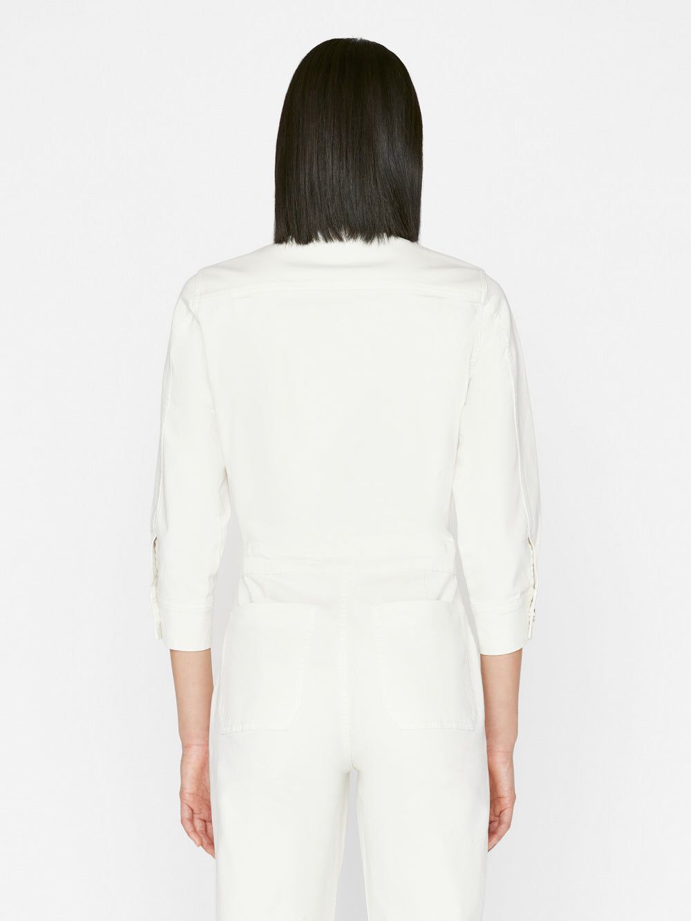 Utility Straight Leg Jumpsuit -- Blanc sold by Frame Denim product image thumbnail 7