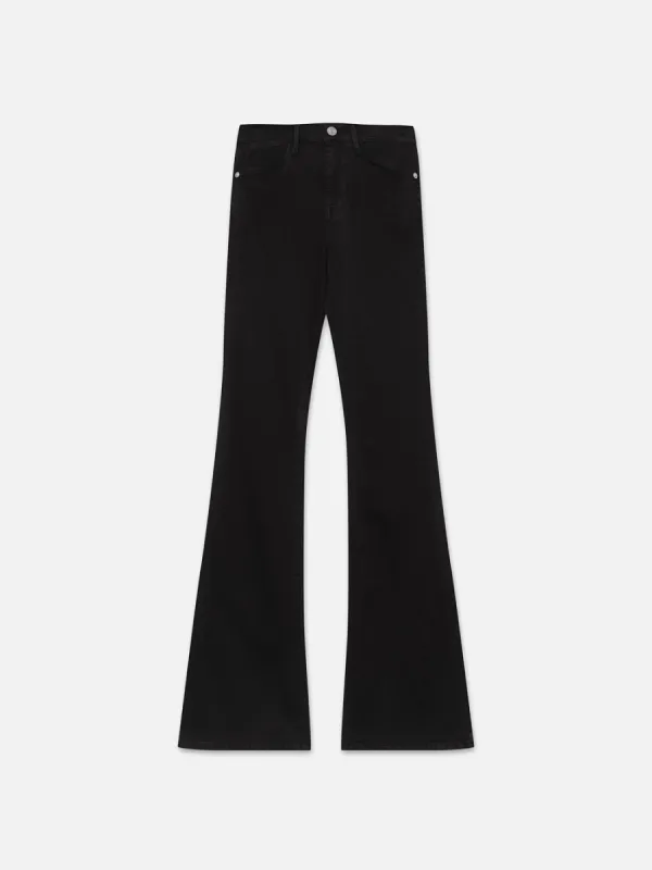 Le Pixie High Flare -- Film Noir sold by Frame Denim