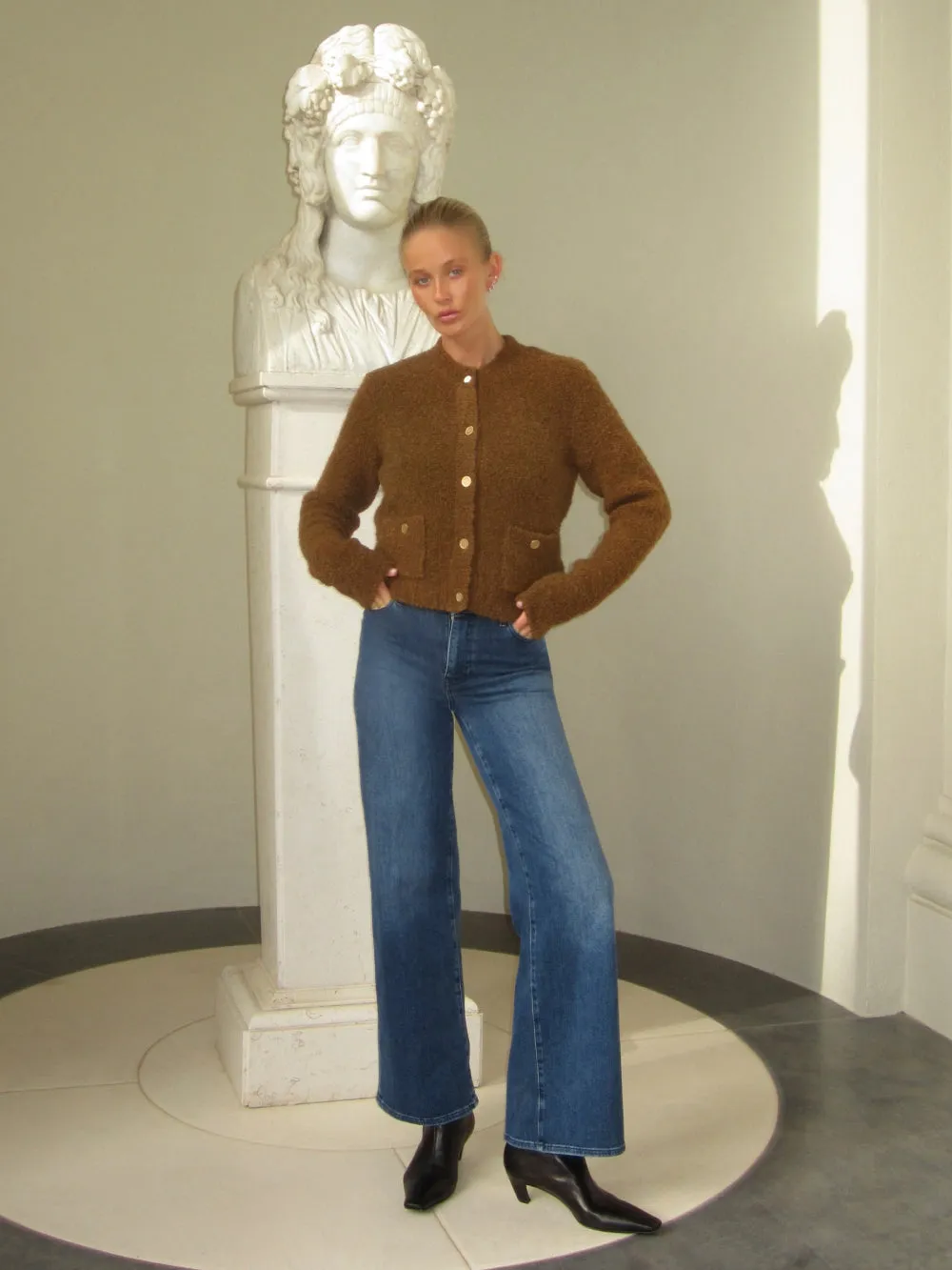 Le Slim Palazzo -- Thunderstorm sold by Frame Denim product image thumbnail 2