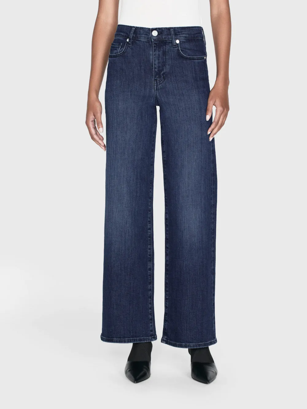 Le Slim Palazzo -- Thunderstorm sold by Frame Denim product image thumbnail 3
