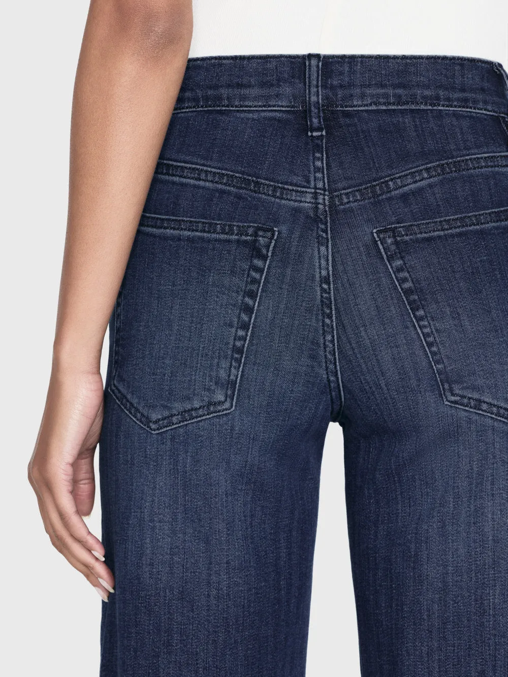 Le Slim Palazzo -- Thunderstorm sold by Frame Denim product image thumbnail 4