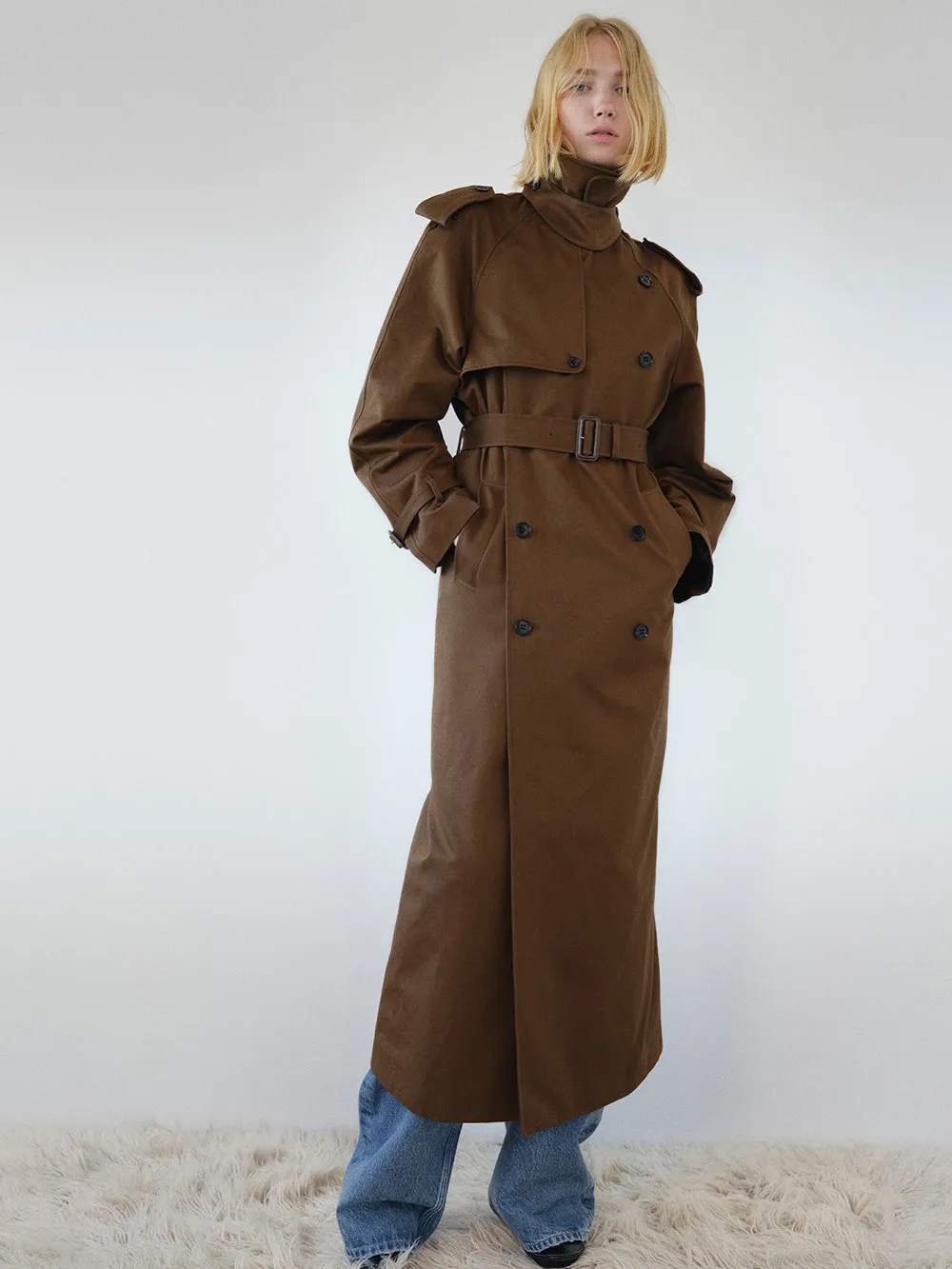 Classic Trench -- Brown sold by Frame Denim product image thumbnail 2