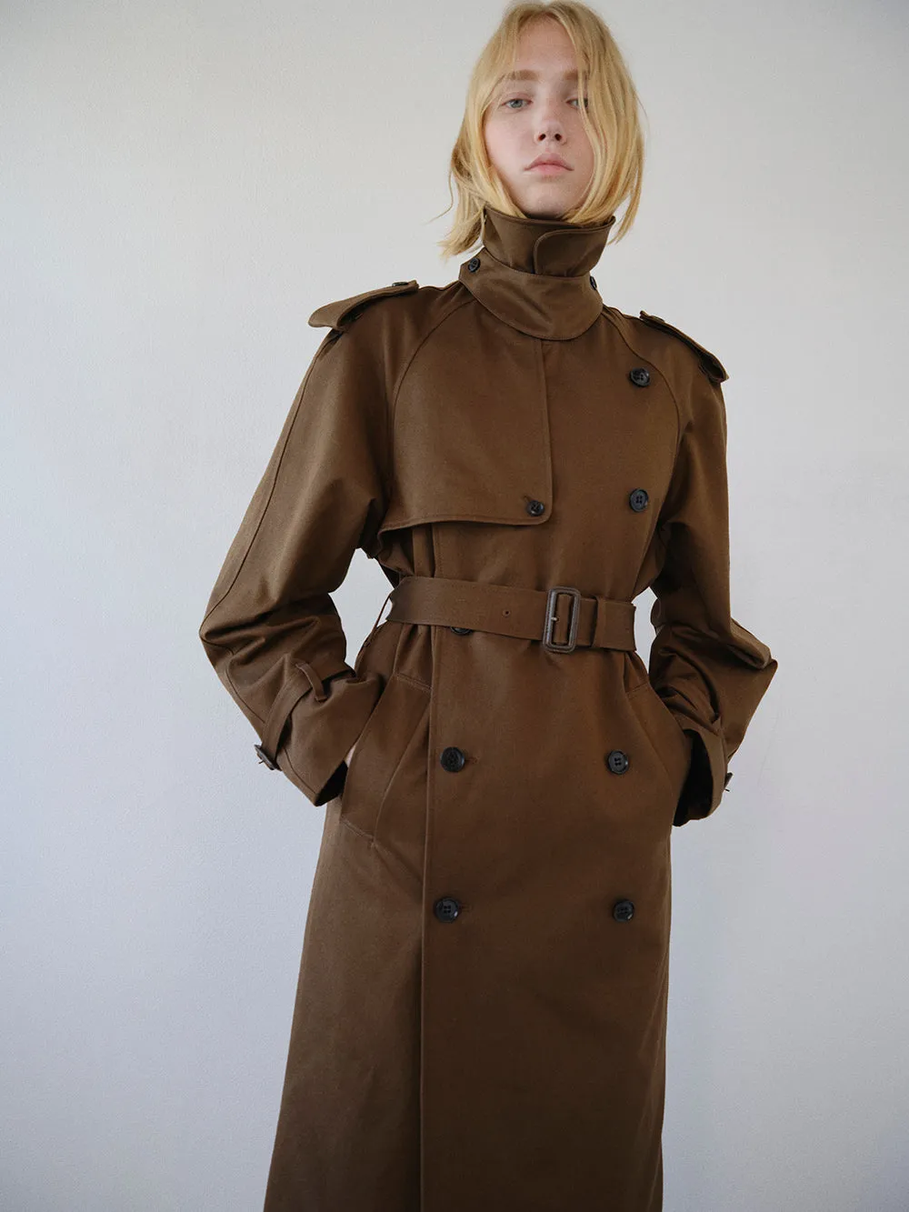 Classic Trench -- Brown sold by Frame Denim product image thumbnail 3