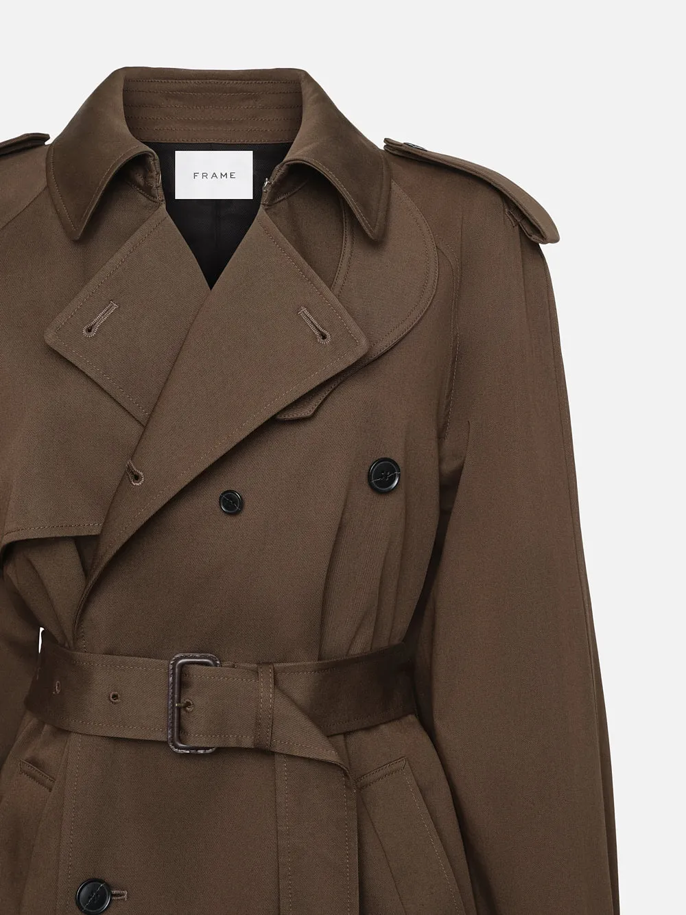 Classic Trench -- Brown sold by Frame Denim product image thumbnail 4
