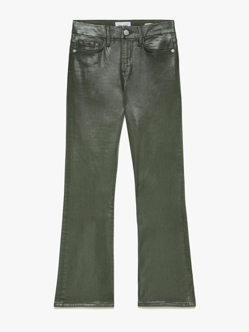 Le Crop Mini Boot -- Surplus Coated sold by Frame Denim