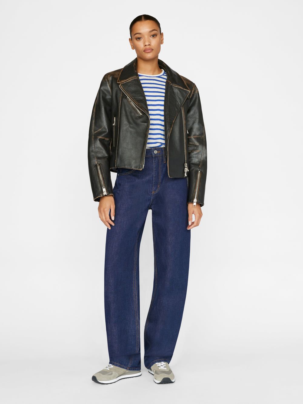 Striped Ringer Tank -- Ultramarine Multi sold by Frame Denim product image thumbnail 2