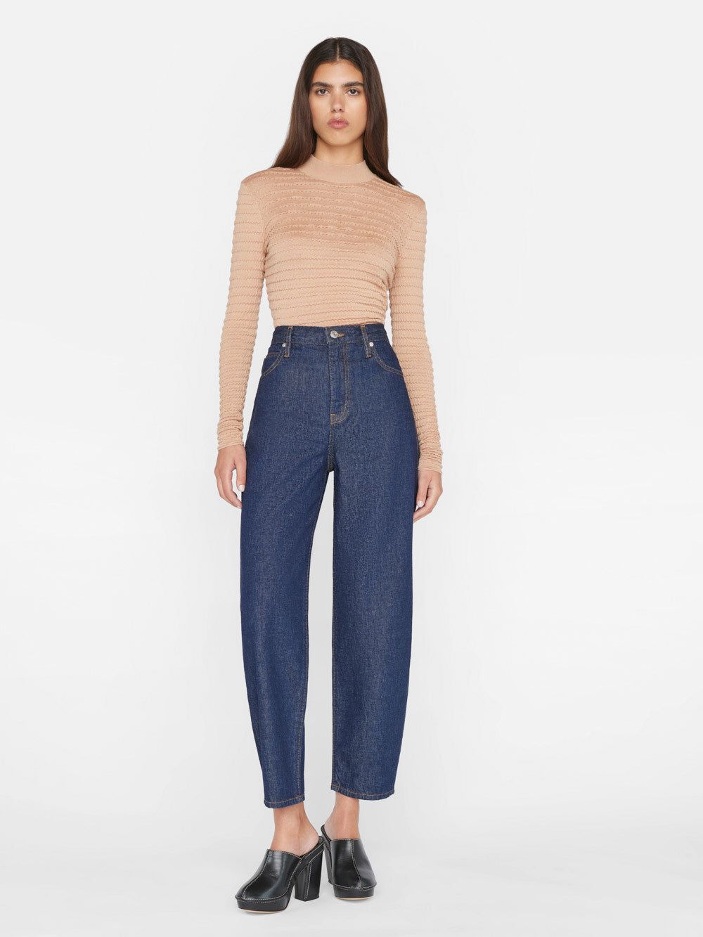 Ultra High Rise Barrel -- Rinse sold by Frame Denim product image thumbnail 2