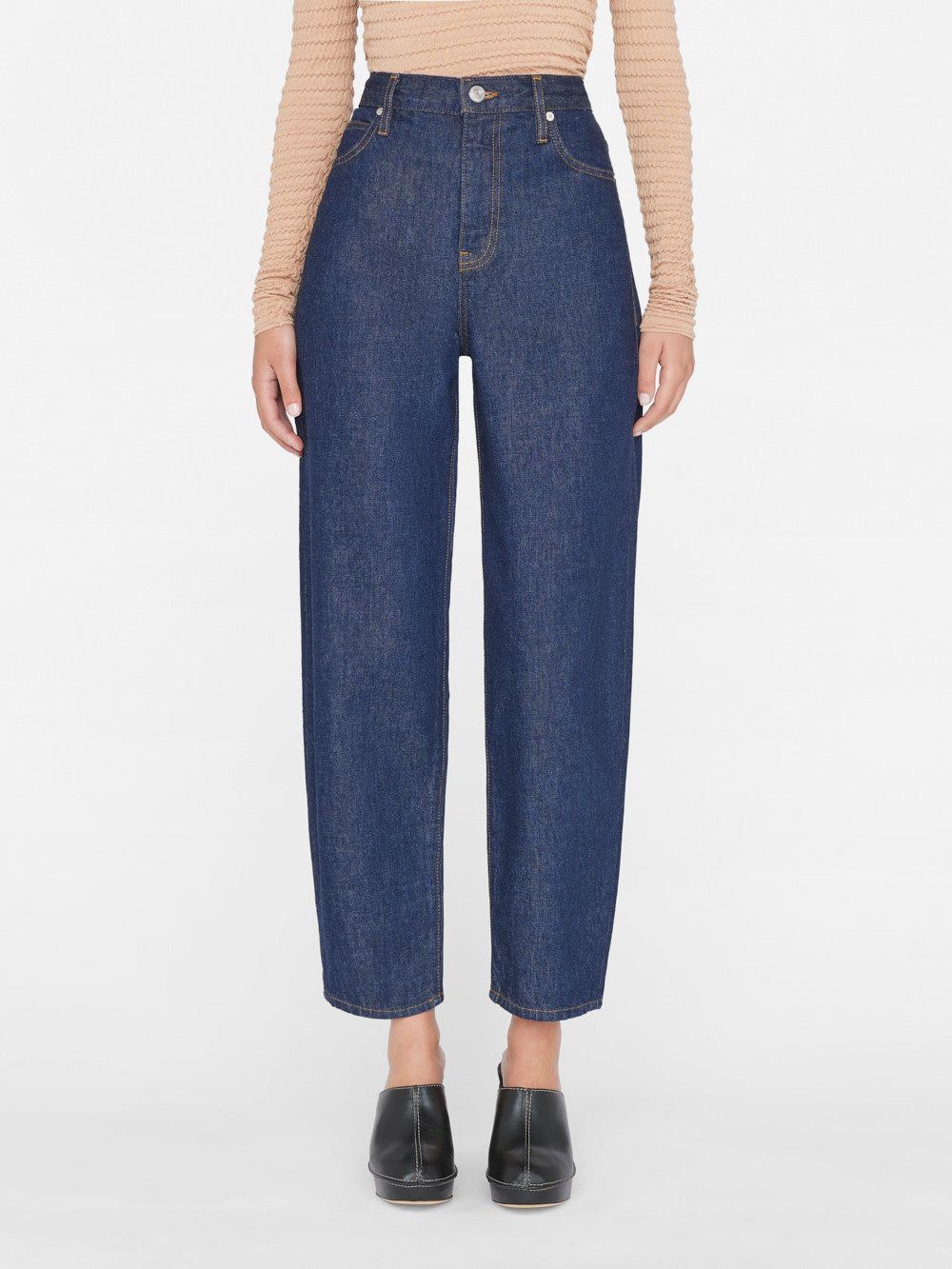 Ultra High Rise Barrel -- Rinse sold by Frame Denim product image thumbnail 3