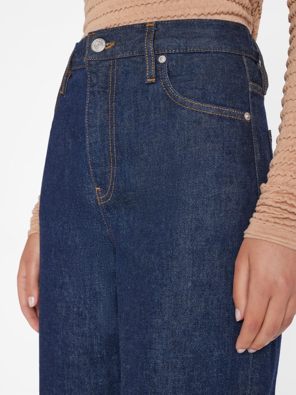 Ultra High Rise Barrel -- Rinse sold by Frame Denim product image thumbnail 4
