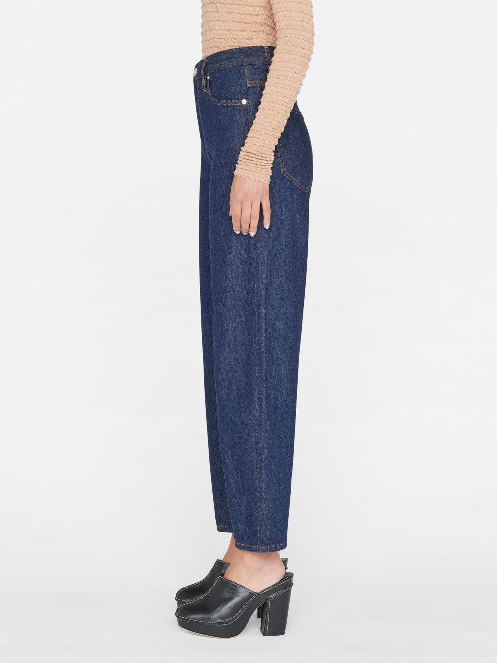 Ultra High Rise Barrel -- Rinse sold by Frame Denim product image thumbnail 7
