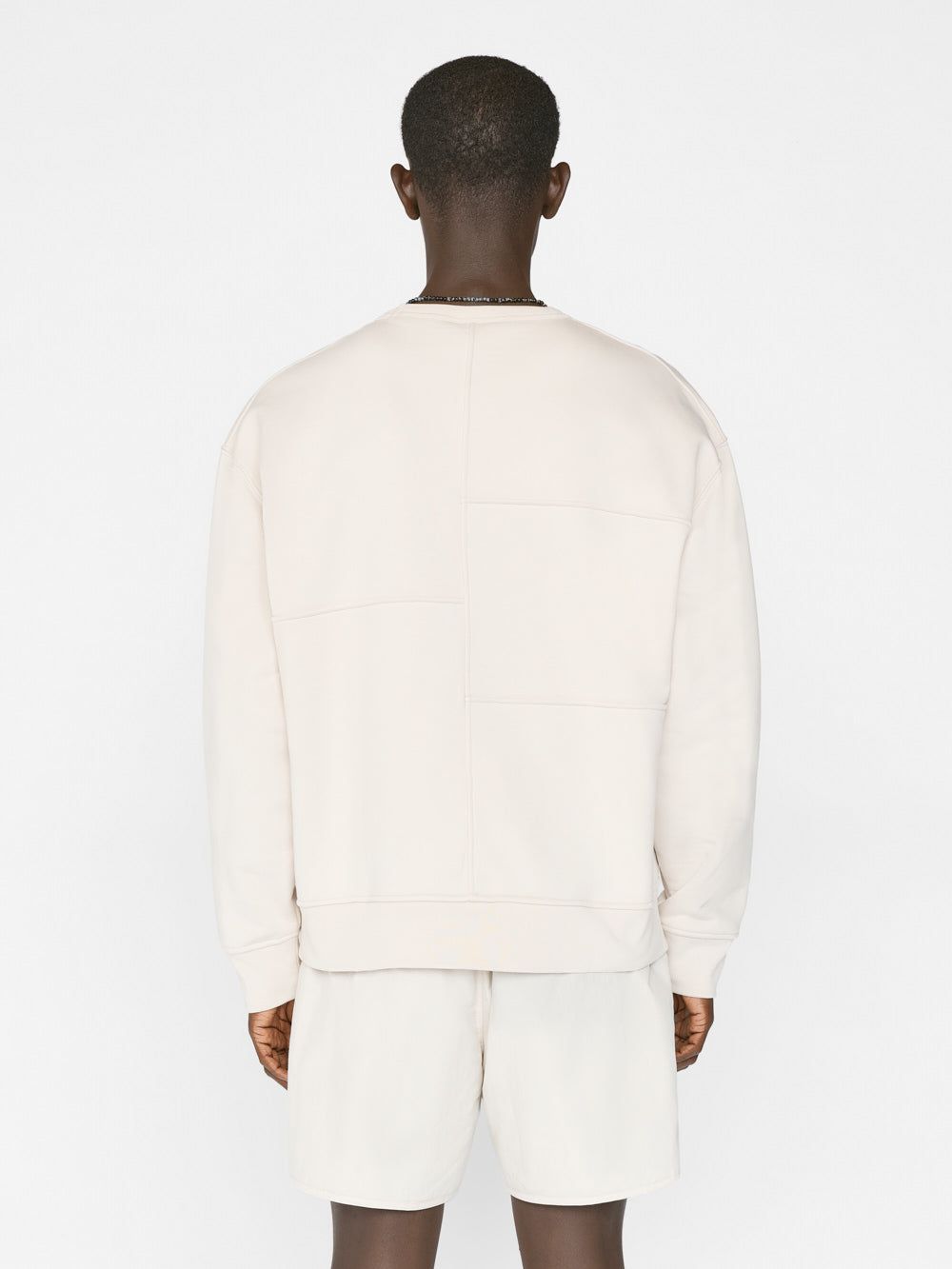 FRAME Embossed Crewneck -- White Beige sold by Frame Denim product image thumbnail 7